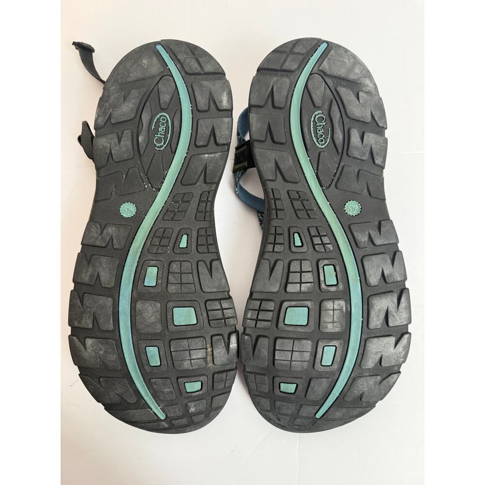 Chaco Z/Volv Men's Sport Sandal Size 13M Blue Geometric Diamond EcoTread Hiking - Picture 4 of 9